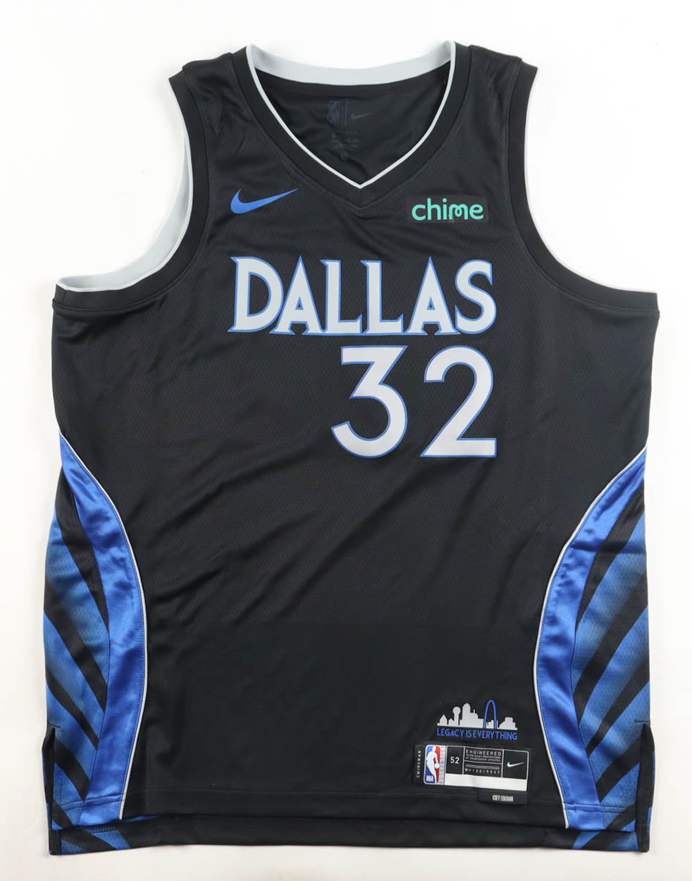 Cooper Flagg Signed Dallas Mavericks City Edition Nike Jersey Size 52 PSA/DNA COA