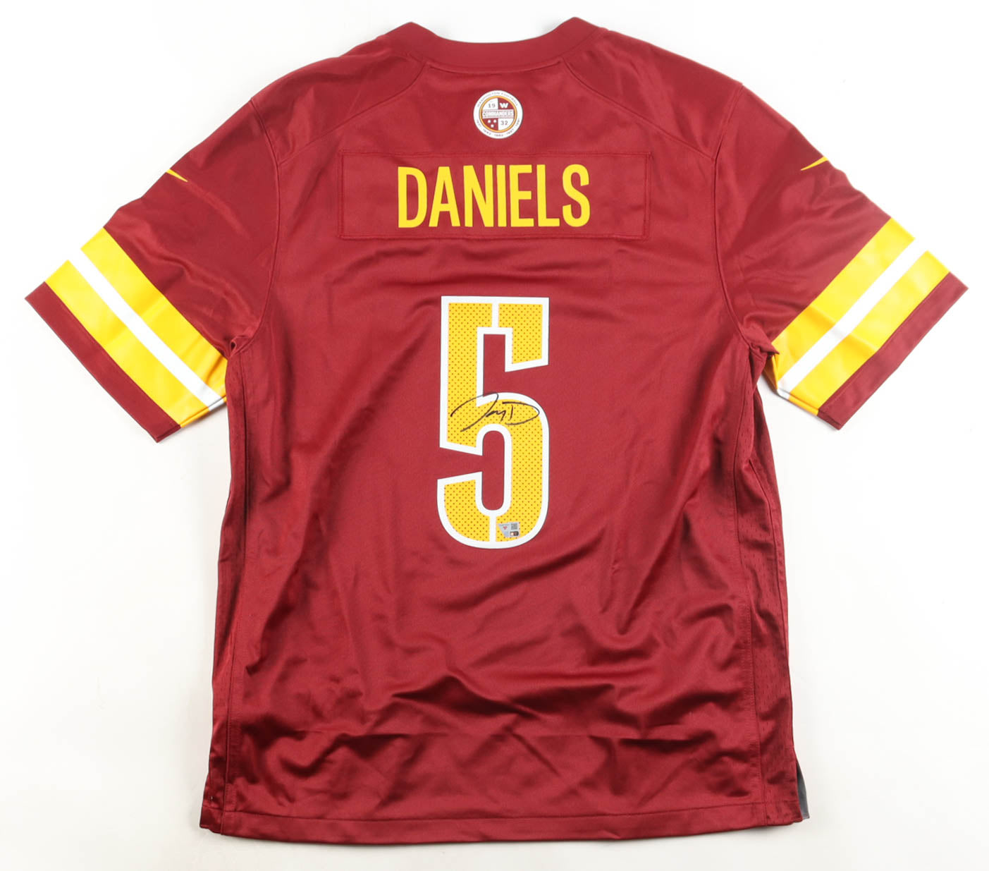 Jayden Daniels Signed Washington Commanders Nike NFL Jersey Fanatics Hologram COA