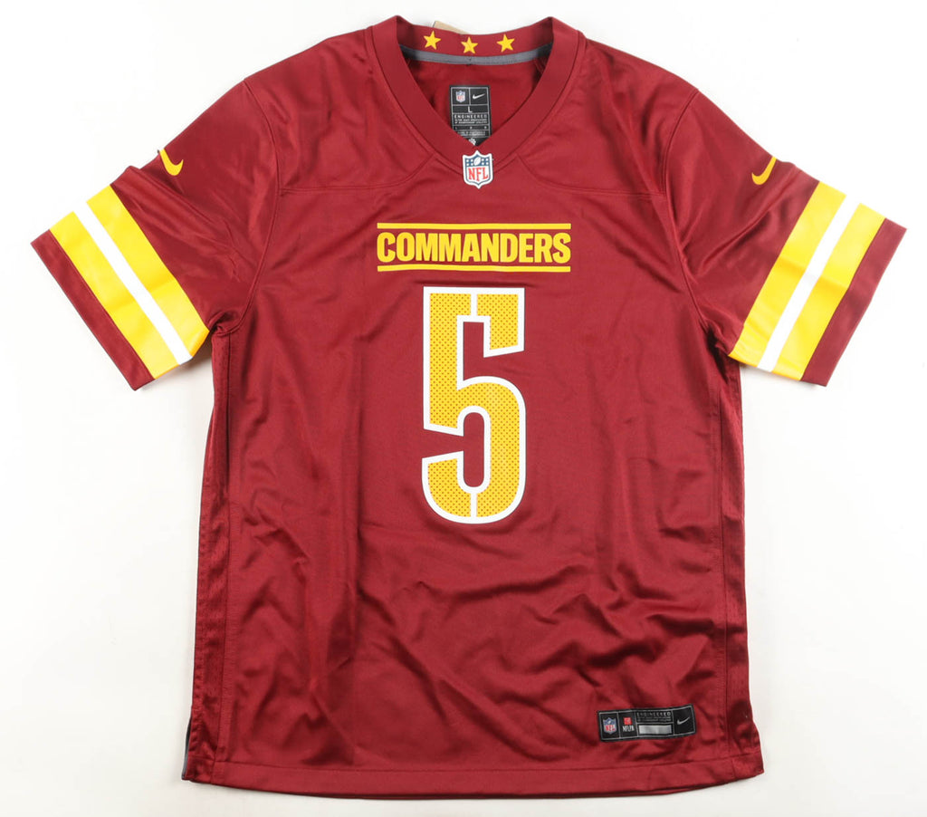 Jayden Daniels Signed Washington Commanders Nike NFL Jersey Fanatics Hologram COA