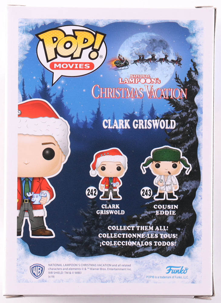 Chevy Chase Signed National Lampoon's Christmas Vacation #242 Clark Griswold Funko Pop — Beckett COA