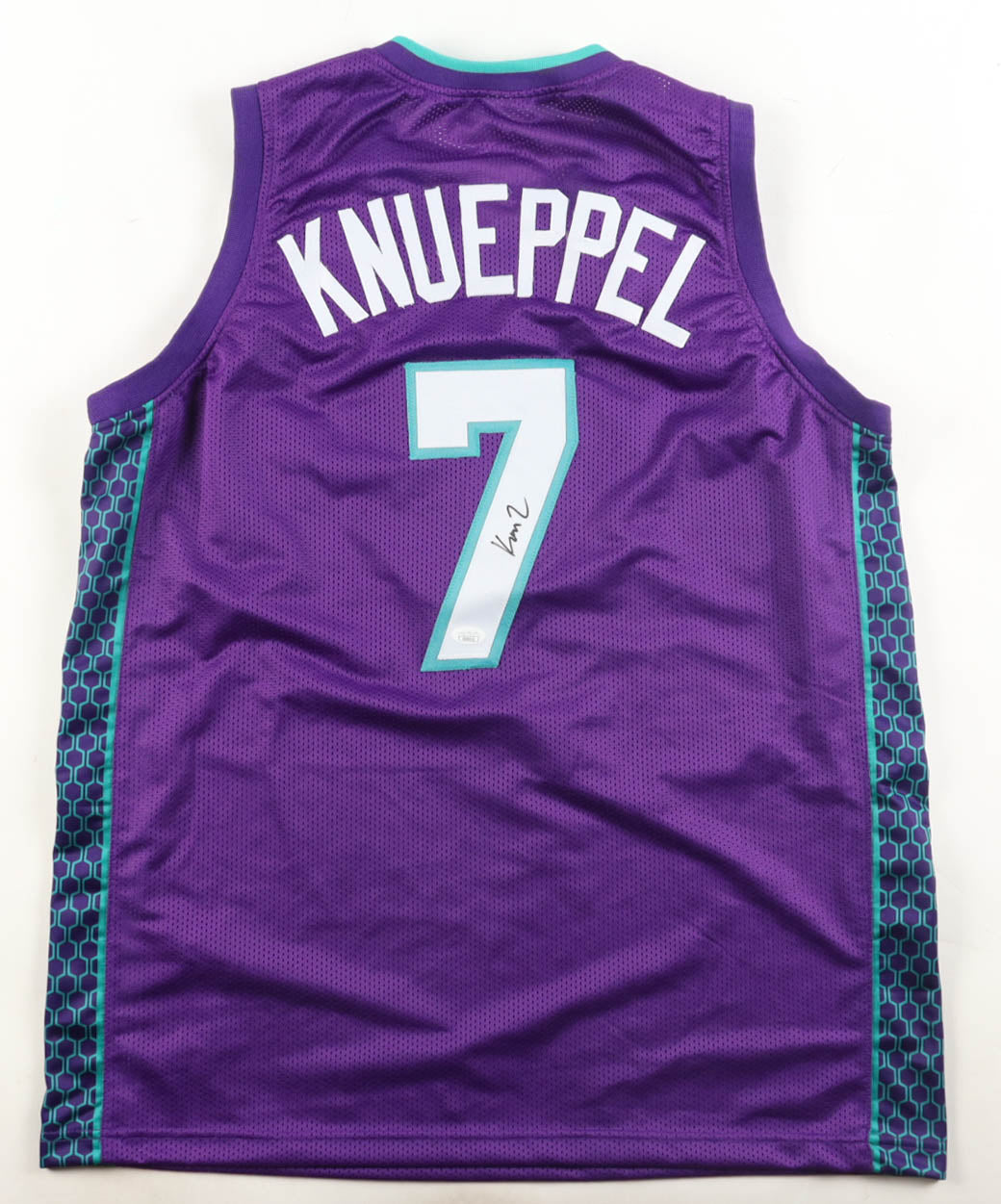 Kon Knueppel Signed Charlotte Hornets #7 Purple Jersey JSA COA Autographed NBA