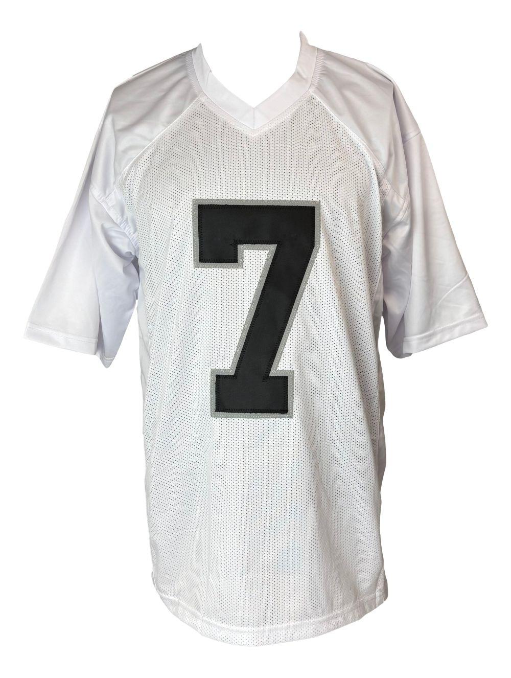 Geno Smith Signed Custom Jersey Beckett COA Las Vegas Raiders White Autograph
